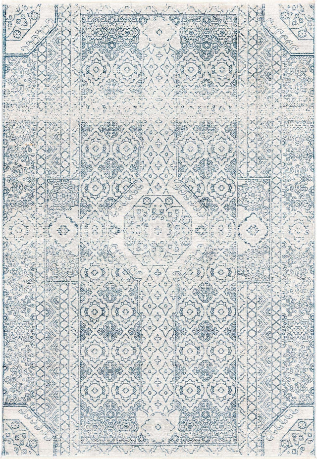 Gray 2' x 3' 1 Newport Rectangle Area Rug 100% Polypropylene Traditional Distressed Classic Contemporary Carpet for Home Decor for Sale at Rug Engine