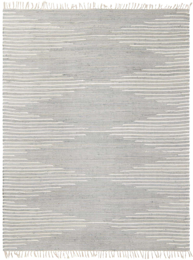 Light Gray 7' 10 x 10' Chindi Cotton Rectangle Area Rug Interior Design Home Decor Carpet Mat for Sale at Rug Engine