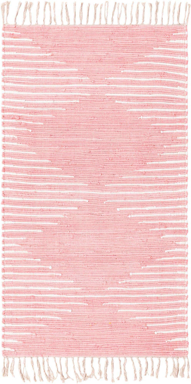 Rose 3' 3 x 5' 1 Chindi Cotton Rectangle Area Rug Interior Design Home Decor Carpet Mat for Sale at Rug Engine