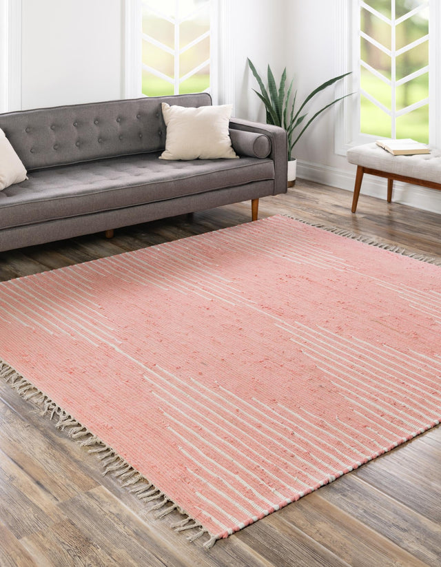 Rose 10' x 10' Chindi Cotton Square Area Rug Interior Design Home Decor Carpet Mat for Sale at Rug Engine