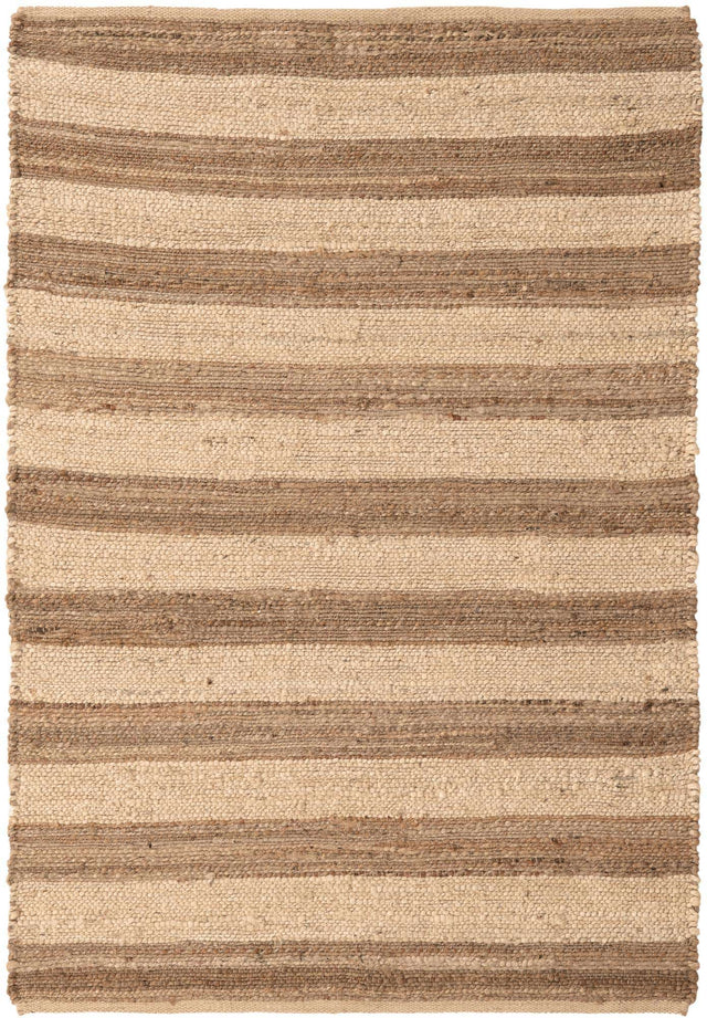 Natural Ivory 4' 1 x 6' 1 Braided Jute Rectangle Area Rug 100% Jute Hand Braided Natural Eco-Friendly Boho Style Carpet for Living Rooms Dining Office Space Dorms for Sale at Rug Engine