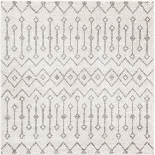 Pearl 5' 3 x 5' 3 Bohemian Trellis Square Area Rug 100% Polypropylene With Cotton Backing Geometric Modern Boho Decor Carpet for Living Rooms Office Dining Kitchen Interior Design for Sale at Rug Engine