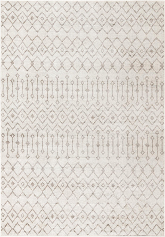 Pearl 7' 10 x 11' Bohemian Trellis Rectangle Area Rug 100% Polypropylene With Cotton Backing Geometric Modern Boho Decor Carpet for Living Rooms Office Dining Kitchen Interior Design for Sale at Rug Engine