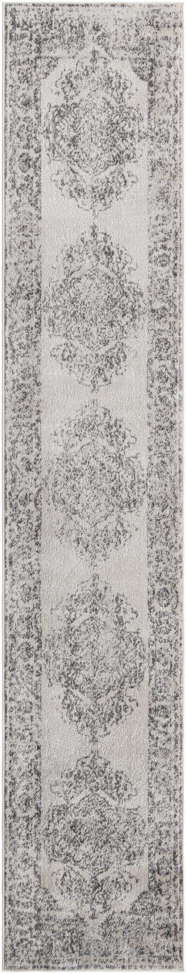 Ivory 2' 7 x 14' 1 Oxford Runner Area Rug Traditional Design 100% Polypropylene Carpet for Living Room, Bedrooms, Dining, Office for Sale at Rug Engine
