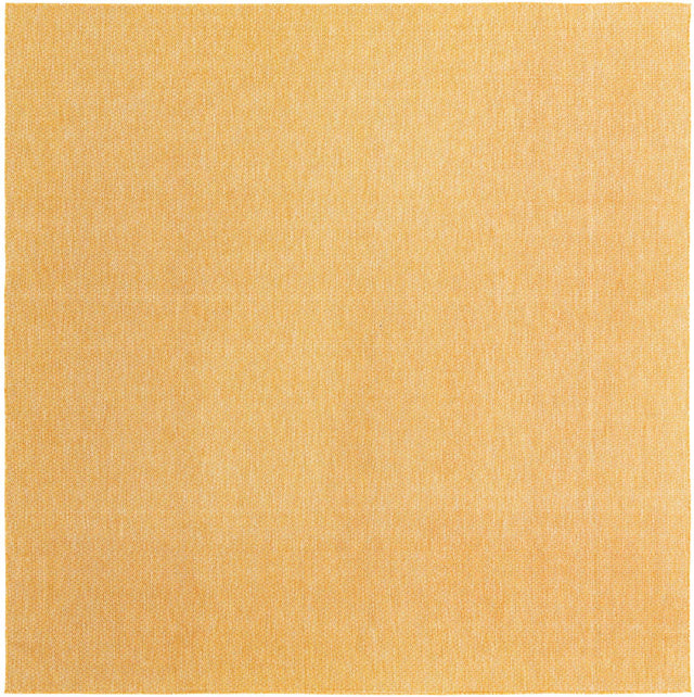 Corn Harvest Yellow 10' 8 x 10' 8 Outdoor Solid Square Area Rug Weather Resistant for Patio, Deck, Terrace, Balcony, Porch 100% Polypropylene Minimalist Waterproof Carpet for Sale at Rug Engine