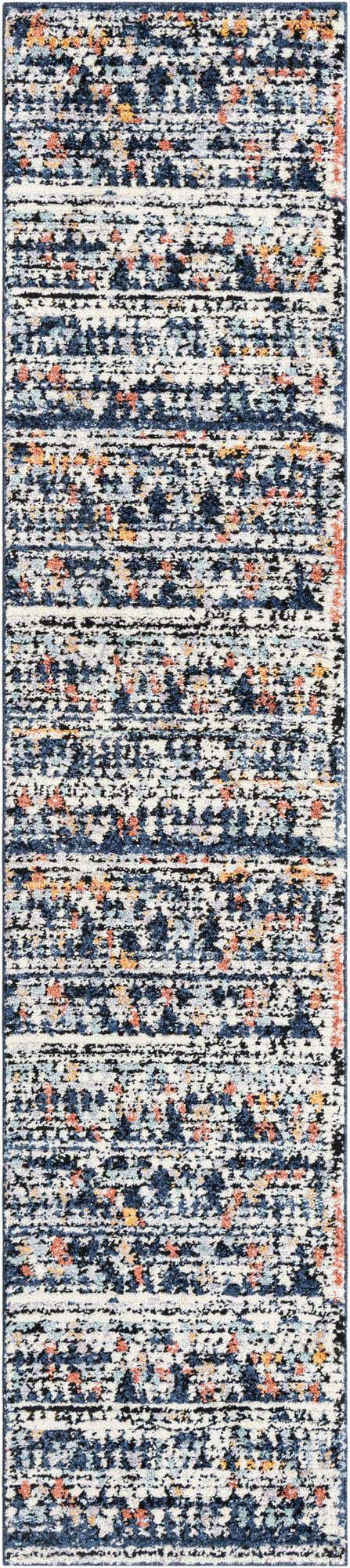Multicolor 2' 7 x 12' Morocco Runner Area Rug 100% Polyester Traditional Classic Carpet for Moroccan Inspired Interior Design Home Decor for Sale at Rug Engine
