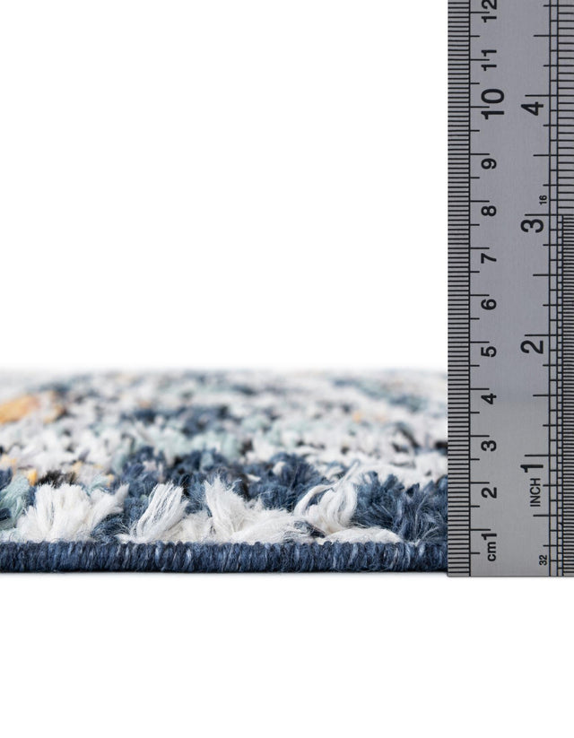 Multicolor 7' 10 x 7' 10 Morocco Round Area Rug 100% Polyester Traditional Classic Carpet for Moroccan Inspired Interior Design Home Decor for Sale at Rug Engine