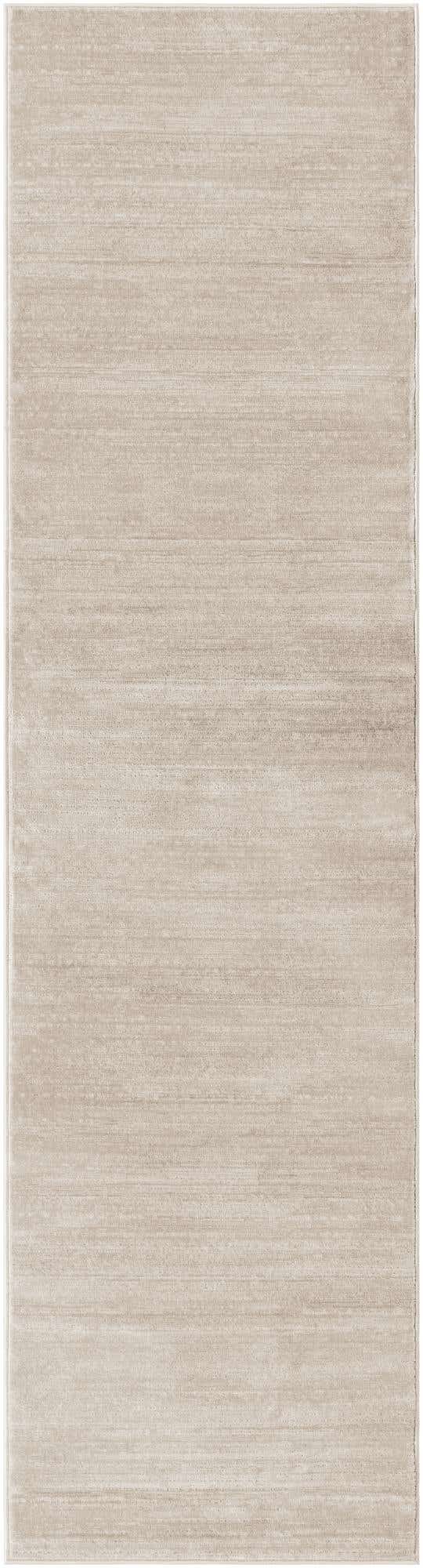 Beige 2' 7 x 10' Jill Zarin Uptown Runner Area Rug 70% Polypropylene & 30% Polyester Contemporary Carpet for Living, Dining, Office, Bedroom for Sale at Rug Engine