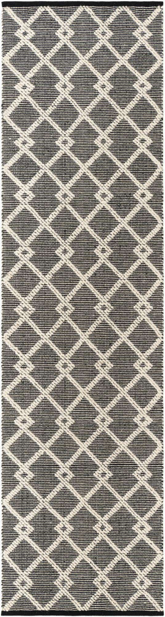 Blackberry 2' 7 x 10' Jill Zarin Dorset Runner Area Rug Premium Wool & Cotton Blend All Natural Pile Carpet for Bedrooms, Offices, Living Rooms, Dorms for Sale at Rug Engine