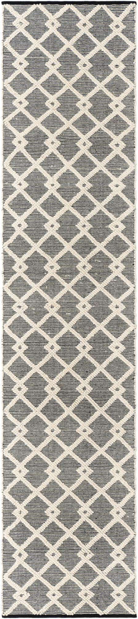 Blackberry 2' 7 x 12' Jill Zarin Dorset Runner Area Rug Premium Wool & Cotton Blend All Natural Pile Carpet for Bedrooms, Offices, Living Rooms, Dorms for Sale at Rug Engine