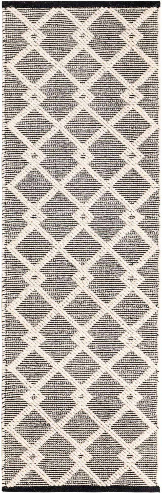 Blackberry 2' x 6' 1 Jill Zarin Dorset Runner Area Rug Premium Wool & Cotton Blend All Natural Pile Carpet for Bedrooms, Offices, Living Rooms, Dorms for Sale at Rug Engine