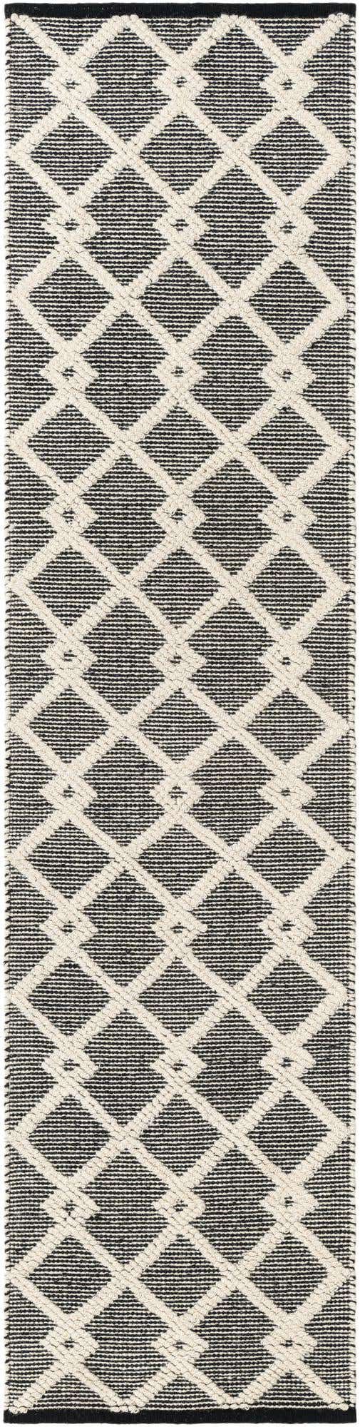 Blackberry 2' x 8' Jill Zarin Dorset Runner Area Rug Premium Wool & Cotton Blend All Natural Pile Carpet for Bedrooms, Offices, Living Rooms, Dorms for Sale at Rug Engine