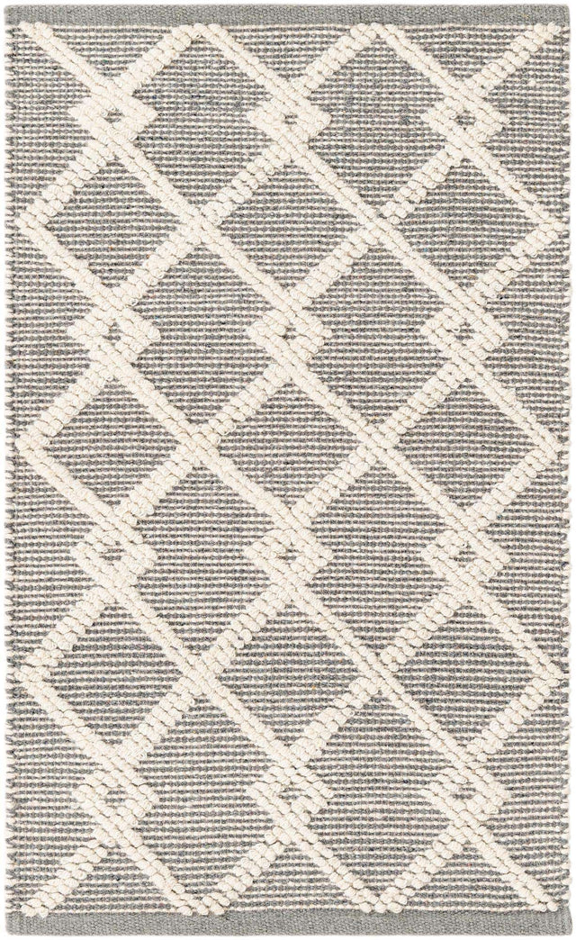 Gray Manor 2' 2 x 3' 1 Jill Zarin Dorset Rectangle Area Rug Premium Wool & Cotton Blend All Natural Pile Carpet for Bedrooms, Offices, Living Rooms, Dorms for Sale at Rug Engine