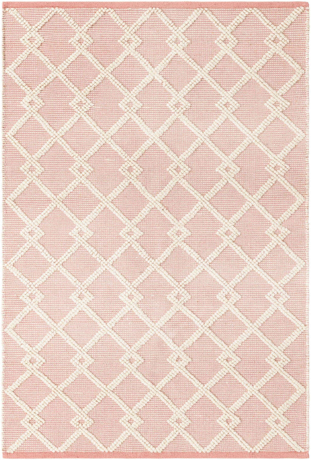 English Rose 4' 1 x 6' 1 Jill Zarin Dorset Rectangle Area Rug Premium Wool & Cotton Blend All Natural Pile Carpet for Bedrooms, Offices, Living Rooms, Dorms for Sale at Rug Engine