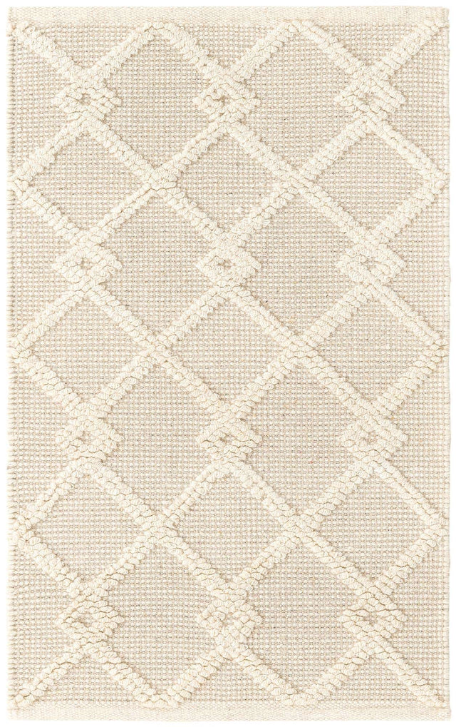 Vanilla Bean 2' 2 x 3' 1 Jill Zarin Dorset Rectangle Area Rug Premium Wool & Cotton Blend All Natural Pile Carpet for Bedrooms, Offices, Living Rooms, Dorms for Sale at Rug Engine