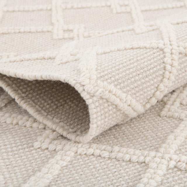 Vanilla Bean 2' 2 x 3' 1 Jill Zarin Dorset Rectangle Area Rug Premium Wool & Cotton Blend All Natural Pile Carpet for Bedrooms, Offices, Living Rooms, Dorms for Sale at Rug Engine