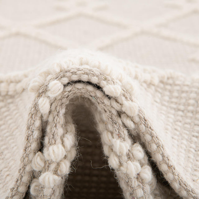 Vanilla Bean 2' x 6' 1 Jill Zarin Dorset Runner Area Rug Premium Wool & Cotton Blend All Natural Pile Carpet for Bedrooms, Offices, Living Rooms, Dorms for Sale at Rug Engine