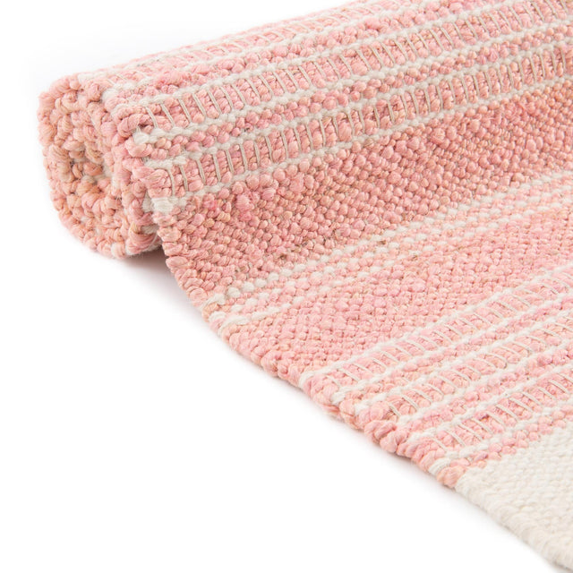 Blush Pink 2' 7 x 12' Lariat Runner Area Rug All Natural Jute & Wool With Cotton Backing Premium Carpet for Living Rooms, Dining, Office for Sale at Rug Engine