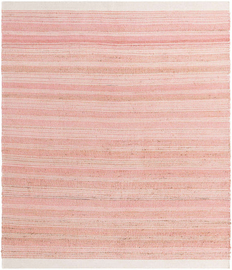 Blush Pink 7' 10 x 10' Lariat Rectangle Area Rug All Natural Jute & Wool With Cotton Backing Premium Carpet for Living Rooms, Dining, Office for Sale at Rug Engine
