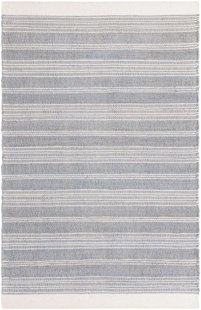 Gray 4' 1 x 6' 1 Lariat Rectangle Area Rug All Natural Jute & Wool With Cotton Backing Premium Carpet for Living Rooms, Dining, Office for Sale at Rug Engine