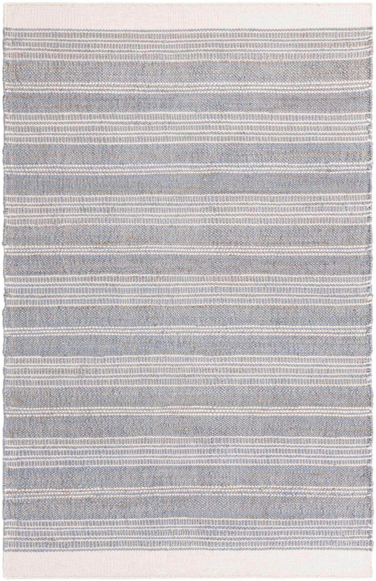 Gray 5' 1 x 8' Lariat Rectangle Area Rug All Natural Jute & Wool With Cotton Backing Premium Carpet for Living Rooms, Dining, Office for Sale at Rug Engine
