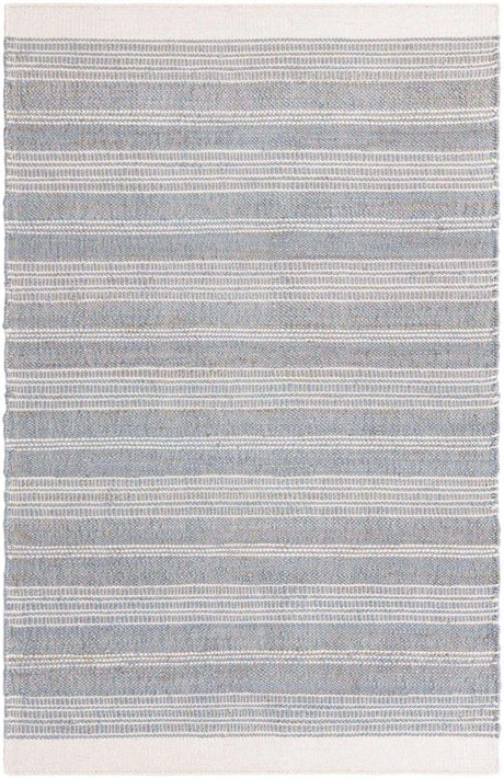 Gray 6' 1 x 9' Lariat Rectangle Area Rug All Natural Jute & Wool With Cotton Backing Premium Carpet for Living Rooms, Dining, Office for Sale at Rug Engine