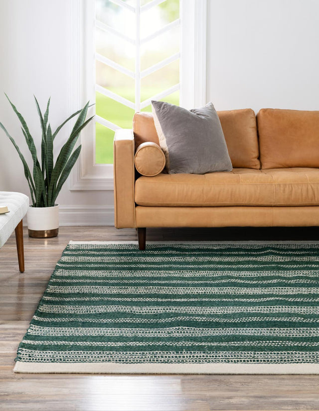 Hunter Green 10' x 10' Lariat Square Area Rug All Natural Jute & Wool With Cotton Backing Premium Carpet for Living Rooms, Dining, Office for Sale at Rug Engine