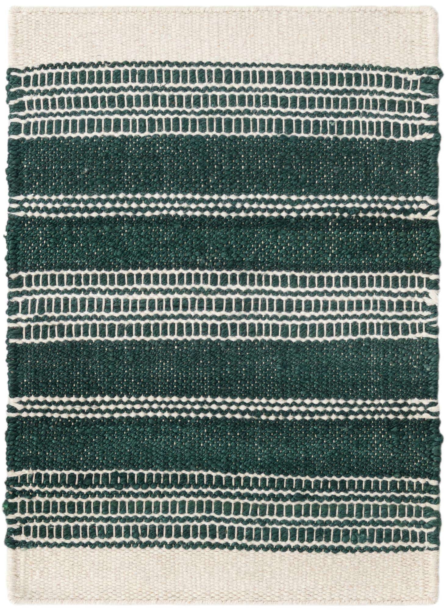 Hunter Green 2' 2 x 3' 1 Lariat Rectangle Area Rug All Natural Jute & Wool With Cotton Backing Premium Carpet for Living Rooms, Dining, Office for Sale at Rug Engine