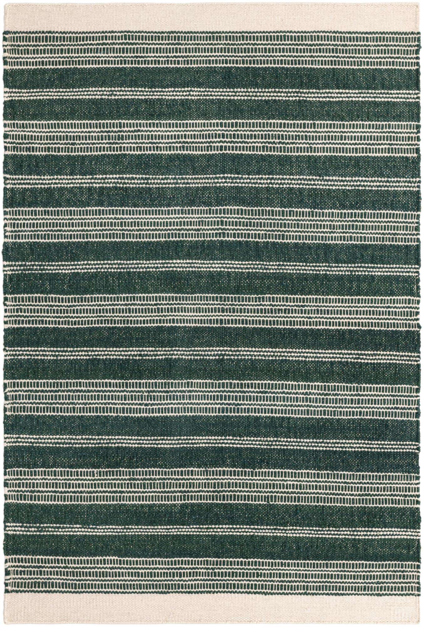 Hunter Green 4' 1 x 6' 1 Lariat Rectangle Area Rug All Natural Jute & Wool With Cotton Backing Premium Carpet for Living Rooms, Dining, Office for Sale at Rug Engine