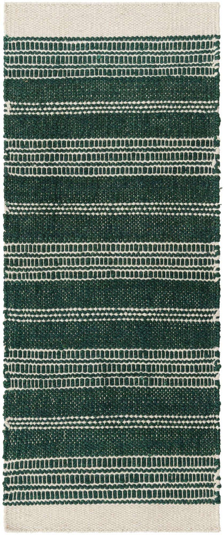 Hunter Green 2' x 5' 1 Lariat Runner Area Rug All Natural Jute & Wool With Cotton Backing Premium Carpet for Living Rooms, Dining, Office for Sale at Rug Engine