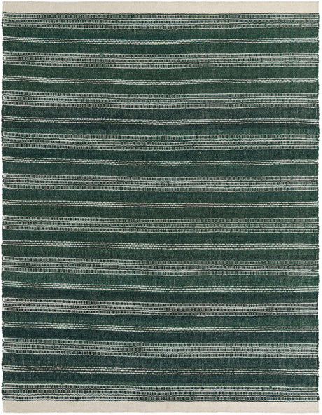 Hunter Green 9' x 12' Lariat Rectangle Area Rug All Natural Jute & Wool With Cotton Backing Premium Carpet for Living Rooms, Dining, Office for Sale at Rug Engine