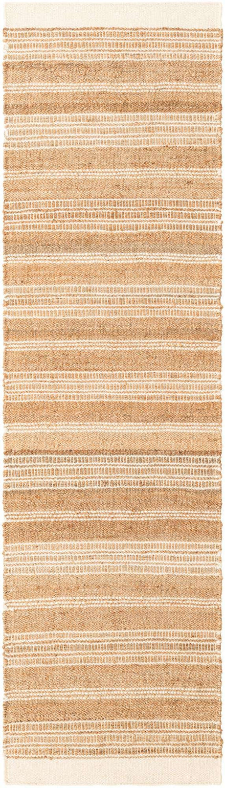 Natural 2' 7 x 10' Lariat Runner Area Rug All Natural Jute & Wool With Cotton Backing Premium Carpet for Living Rooms, Dining, Office for Sale at Rug Engine