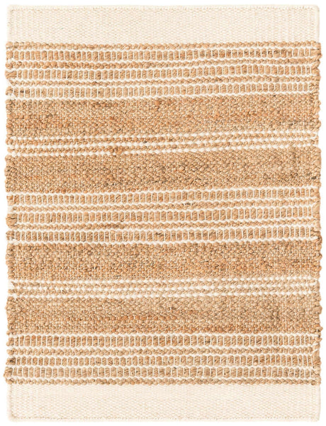 Natural 2' 2 x 3' 1 Lariat Rectangle Area Rug All Natural Jute & Wool With Cotton Backing Premium Carpet for Living Rooms, Dining, Office for Sale at Rug Engine