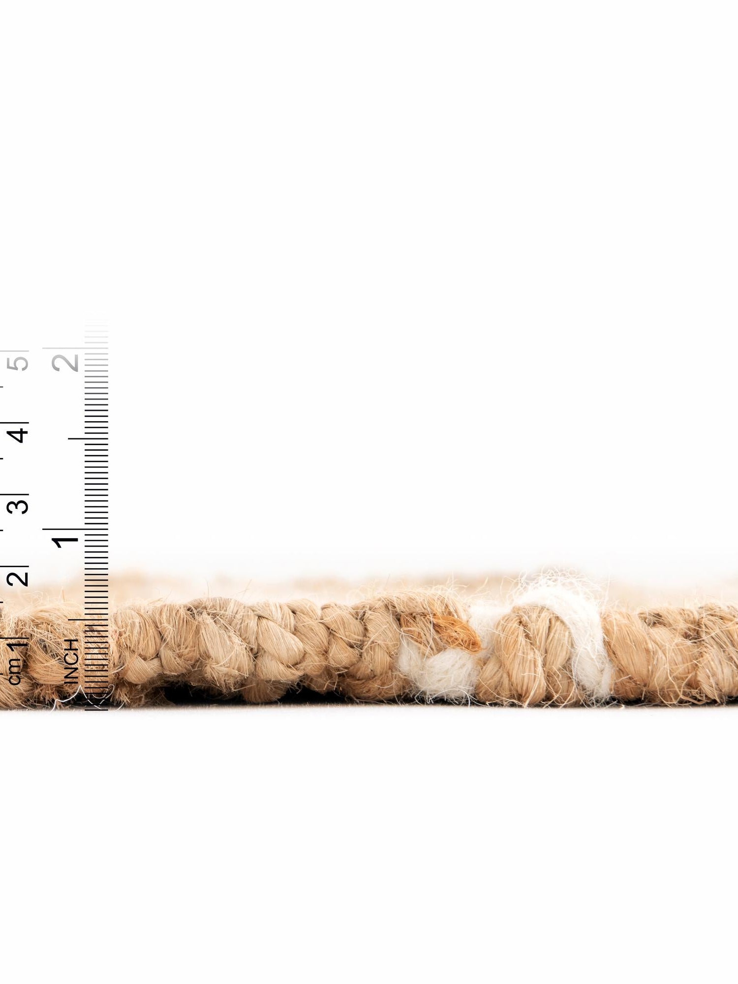 Natural 2' 7 x 12' Lariat Runner Area Rug All Natural Jute & Wool With Cotton Backing Premium Carpet for Living Rooms, Dining, Office for Sale at Rug Engine