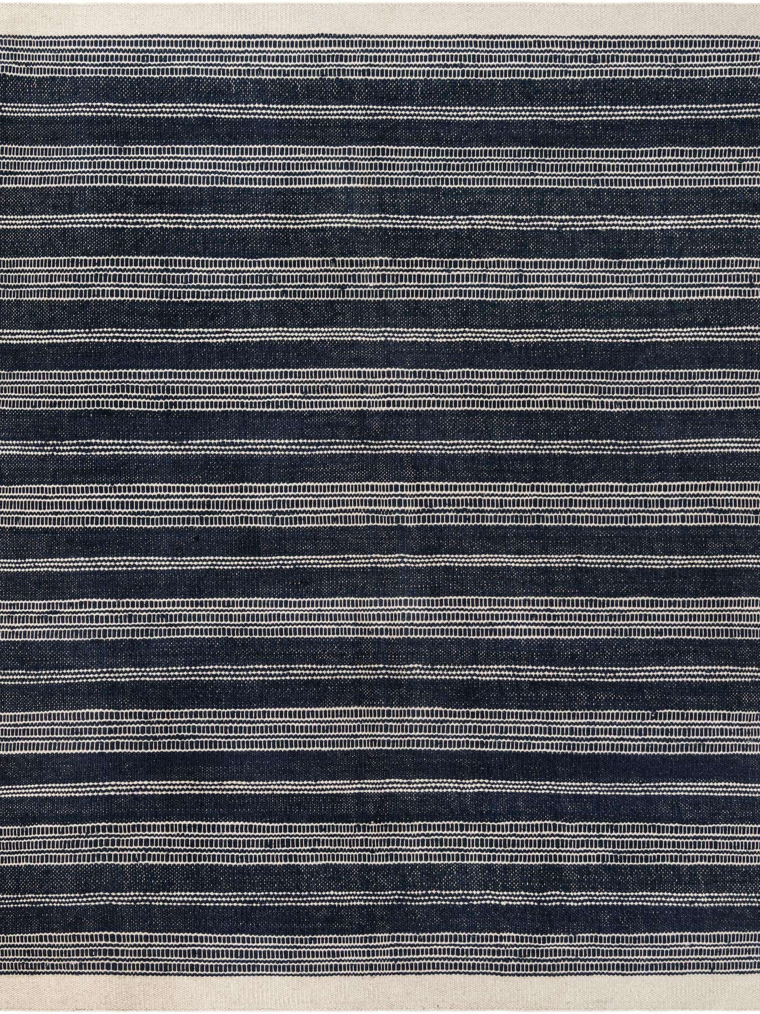 Navy Blue 7' 10 x 10' Lariat Rectangle Area Rug All Natural Jute & Wool With Cotton Backing Premium Carpet for Living Rooms, Dining, Office for Sale at Rug Engine