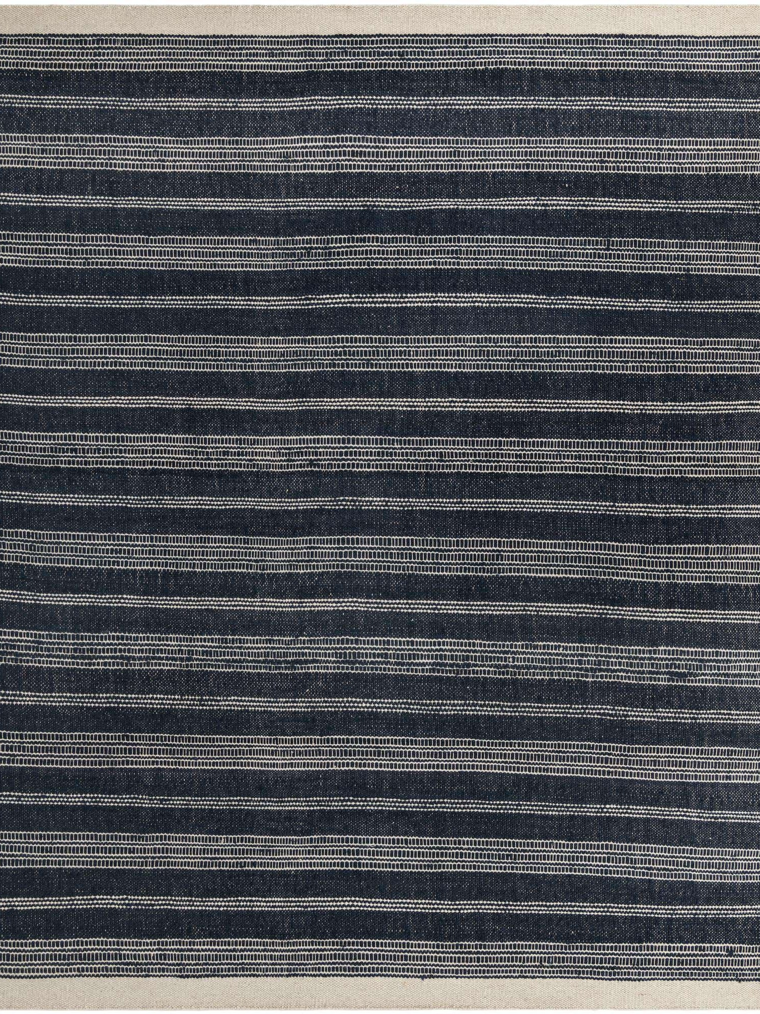 Navy Blue 9' x 12' Lariat Rectangle Area Rug All Natural Jute & Wool With Cotton Backing Premium Carpet for Living Rooms, Dining, Office for Sale at Rug Engine