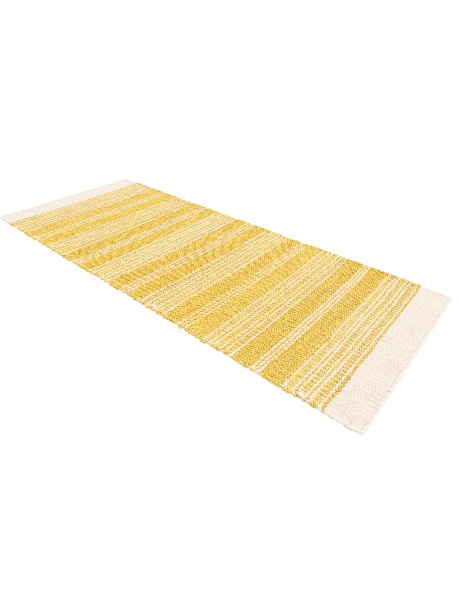 Sunshine Yellow 2' x 6' 1 Lariat Runner Area Rug All Natural Jute & Wool With Cotton Backing Premium Carpet for Living Rooms, Dining, Office for Sale at Rug Engine