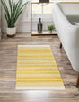 Sunshine Yellow 2' 7 x 12' Lariat Runner Area Rug All Natural Jute & Wool With Cotton Backing Premium Carpet for Living Rooms, Dining, Office for Sale at Rug Engine
