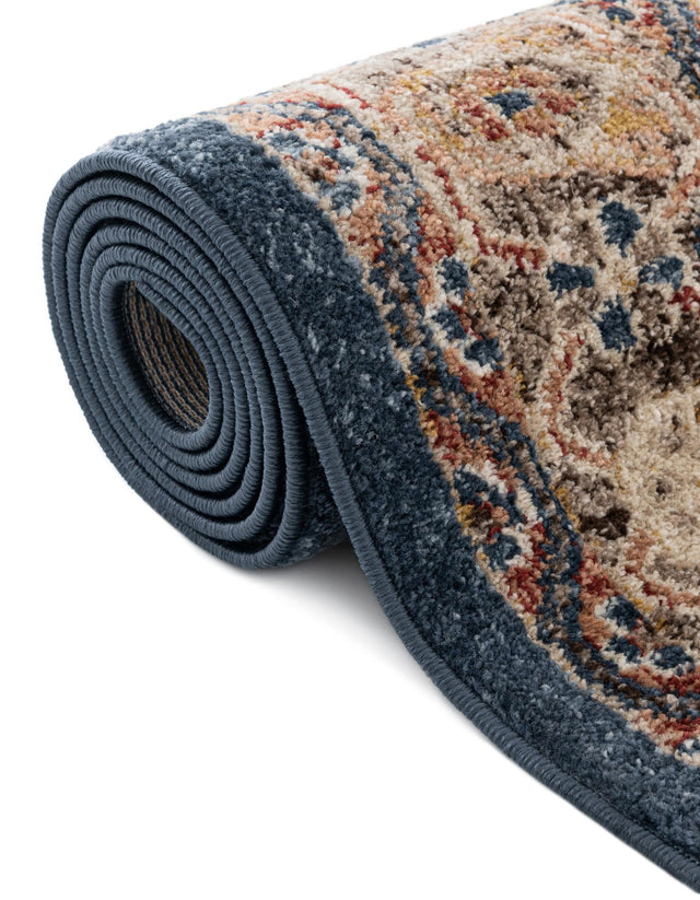 Blue 3' 3 x 5' 3 Utopia Oval Area Rug Traditional Vintage Persian Inspired Vivid Color Durable Carpet for Unique Interiors for Sale at Rug Engine
