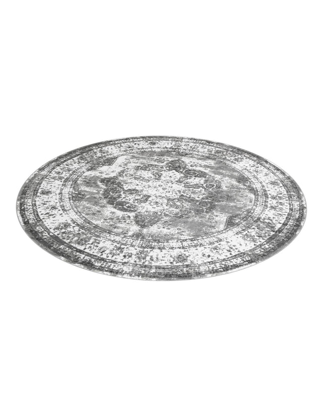 Gray 13' 1 x 13' 1 Sofia Round Area Rug Durable Easy Clean Stain Resistant Unique Carpet for Affordable Interior Home Design for Sale at Rug Engine