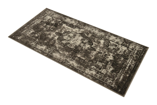 Gray 2' x 4' 1 Sofia Runner Area Rug Durable Easy Clean Stain Resistant Unique Carpet for Affordable Interior Home Design for Sale at Rug Engine