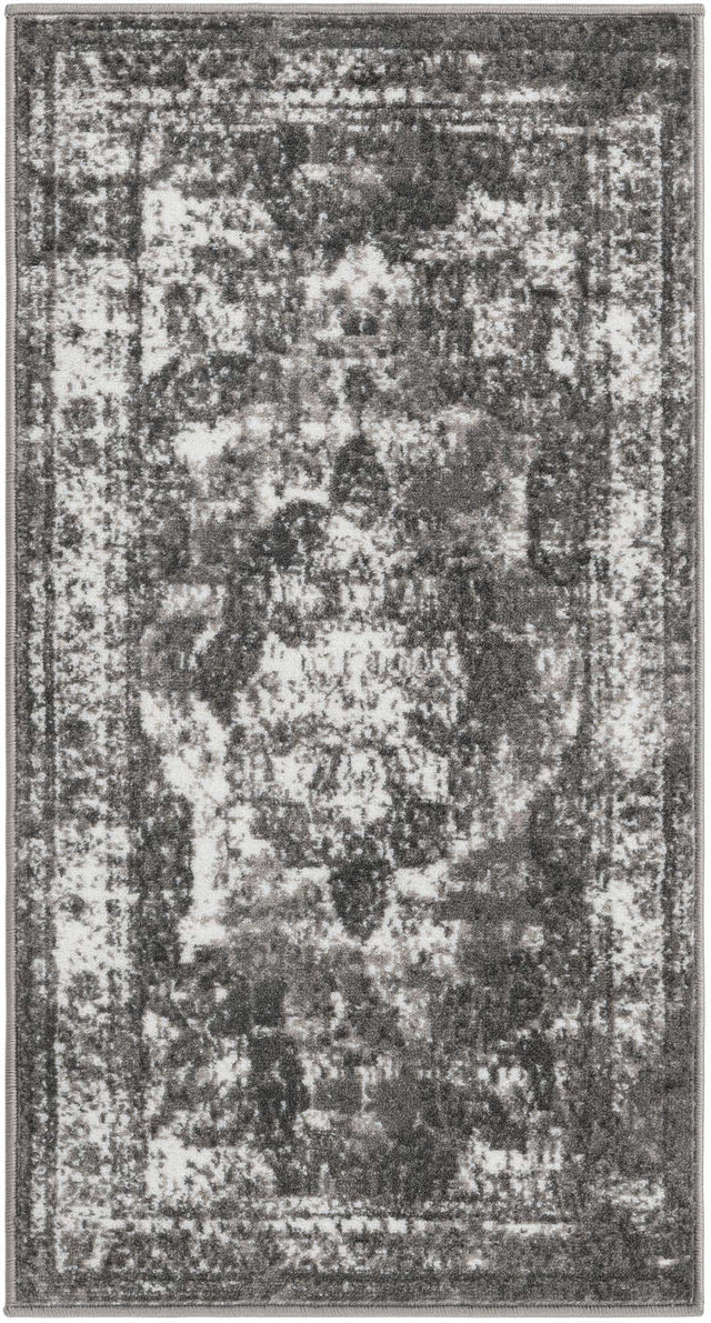 Gray 2' x 4' 1 Sofia Runner Area Rug Durable Easy Clean Stain Resistant Unique Carpet for Affordable Interior Home Design for Sale at Rug Engine