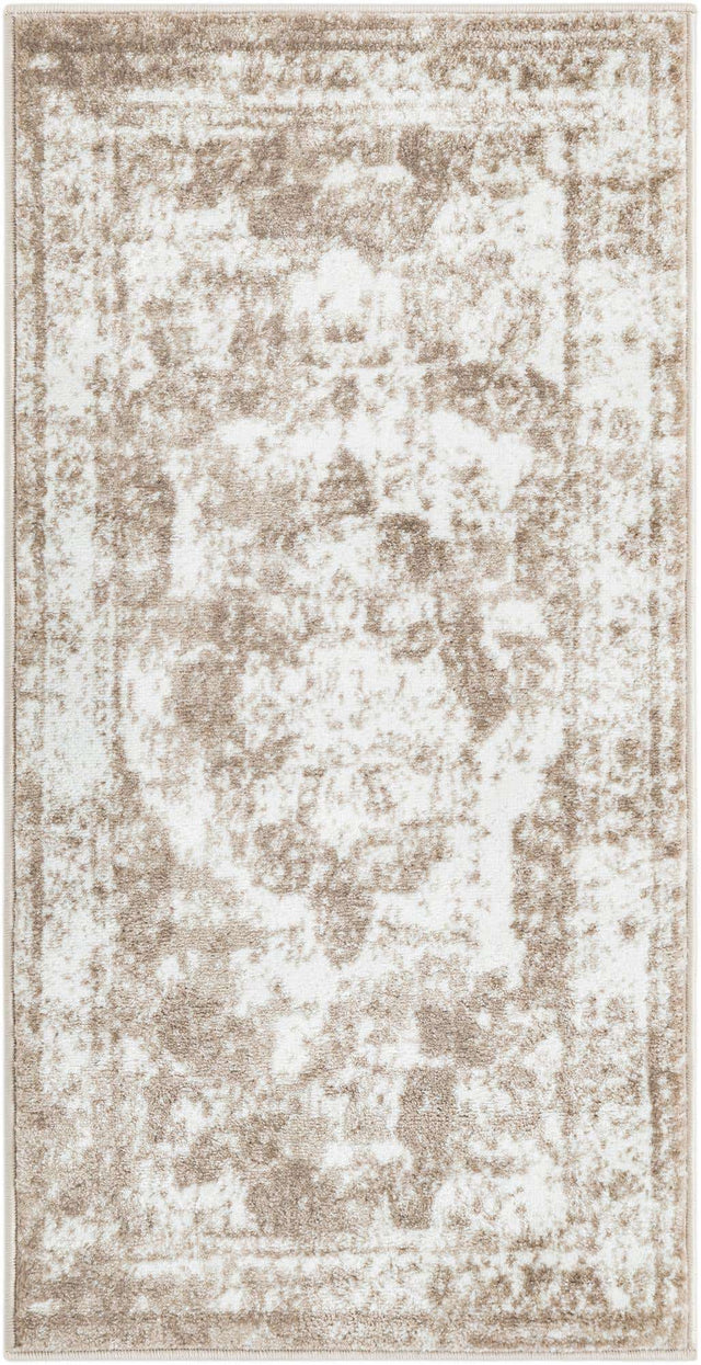 Beige 2' x 4' 1 Sofia Runner Area Rug