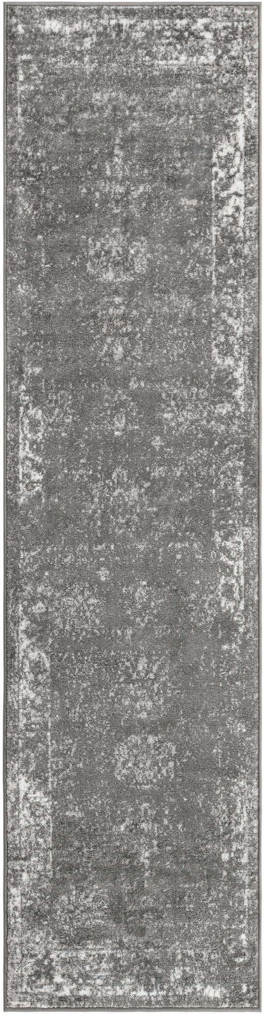 Dark Gray 2' x 8' Sofia Runner Area Rug Durable Easy Clean Stain Resistant Unique Carpet for Affordable Interior Home Design for Sale at Rug Engine