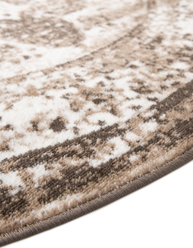 Light Brown 2' 2 x 3' 7 Sofia Hearth Half-Round Semicircle Area Rug Durable Easy Clean Stain Resistant Unique Carpet for Affordable Interior Home Design for Sale at Rug Engine