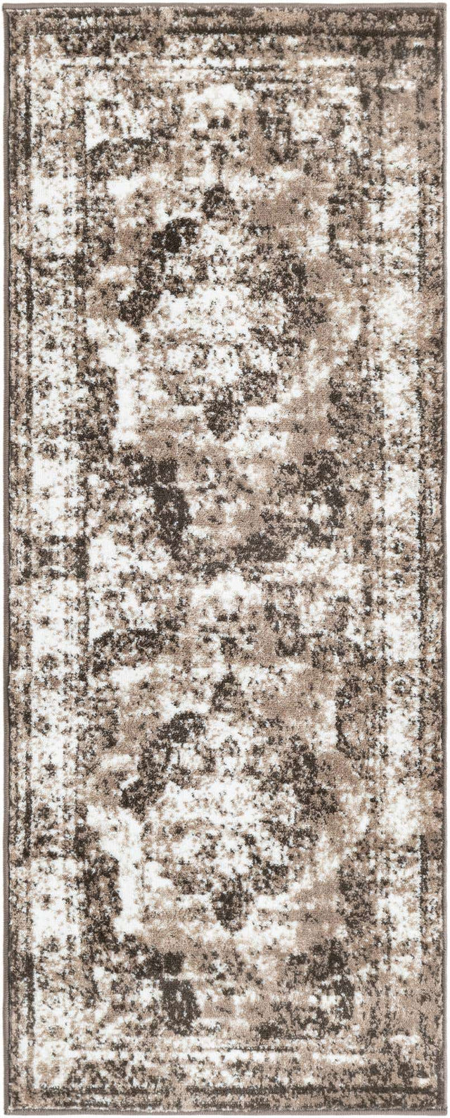 Light Brown 2' x 5' 1 Sofia Runner Area Rug Durable Easy Clean Stain Resistant Unique Carpet for Affordable Interior Home Design for Sale at Rug Engine