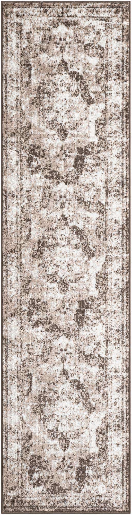 Light Brown 2' x 8' Sofia Runner Area Rug Durable Easy Clean Stain Resistant Unique Carpet for Affordable Interior Home Design for Sale at Rug Engine