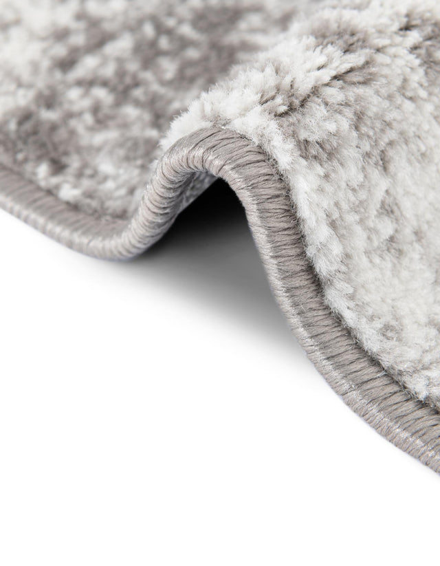 Light Gray 3' 1 x 6' 1 Sofia Hearth Half-Round Semicircle Area Rug Durable Easy Clean Stain Resistant Unique Carpet for Affordable Interior Home Design for Sale at Rug Engine