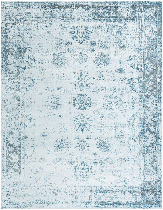 Light Blue 10' x 13' 1 Sofia Rectangle Area Rug Durable Easy Clean Stain Resistant Unique Carpet for Affordable Interior Home Design for Sale at Rug Engine