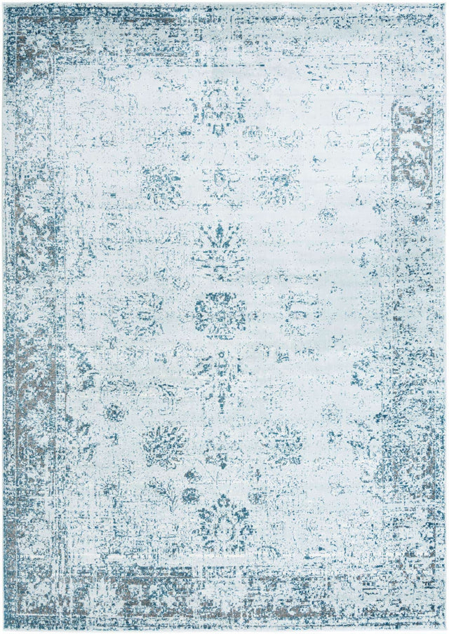 Light Blue 10' x 14' 1 Sofia Rectangle Area Rug Durable Easy Clean Stain Resistant Unique Carpet for Affordable Interior Home Design for Sale at Rug Engine